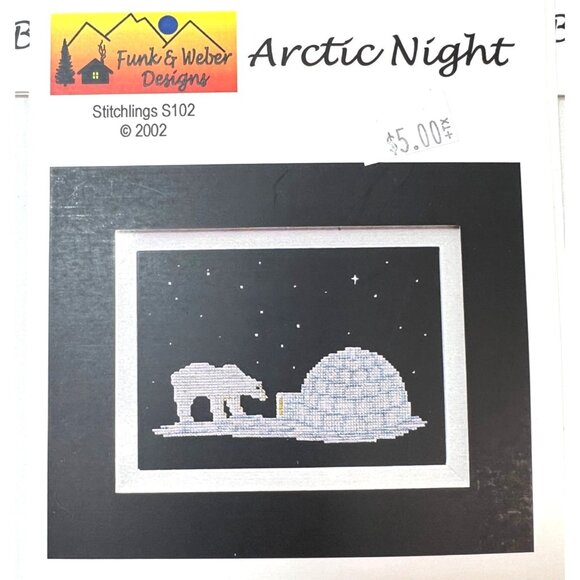 Funk & Weber Designs Let There Be Night Cross Stitch Pattern Set Of 5 - Picture 5 of 6